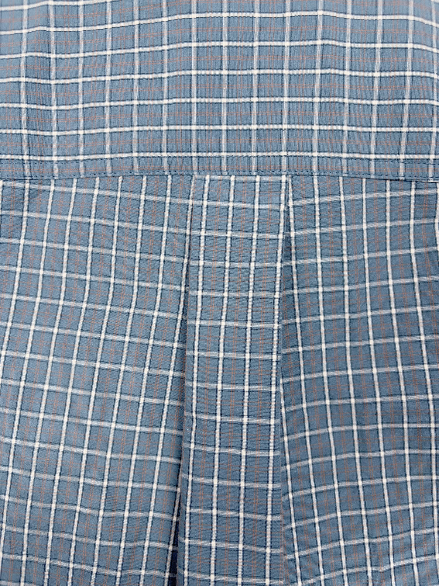 S/S CHECK SHIRTS / Blue