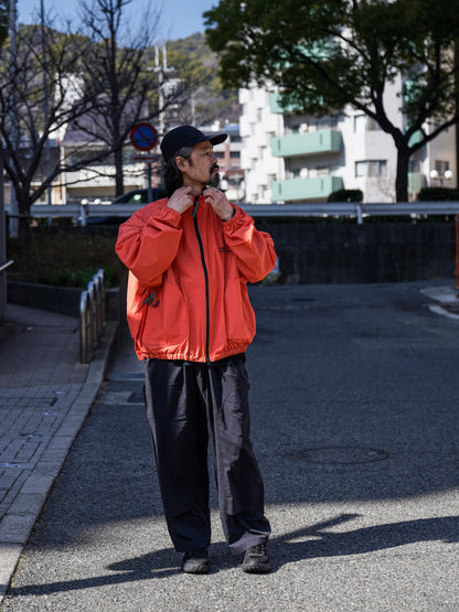 ZIP NYLON SPORTY JACKET / Orange