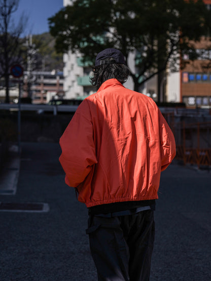 ZIP NYLON SPORTY JACKET / Orange