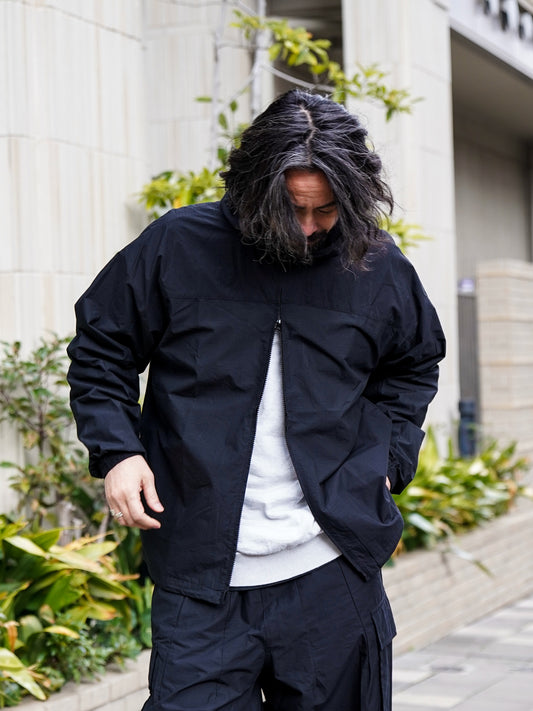 ORGANIC COTTON×CORDURA® RIPSTOP DAILY ZIP HOODIE / Black