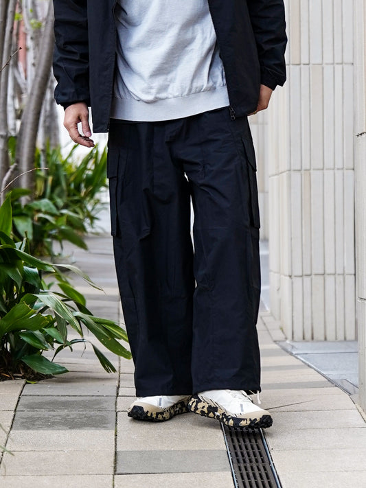 ORGANIC COTTON×CORDURA® RIPSTOP CARGO PANTS / Black