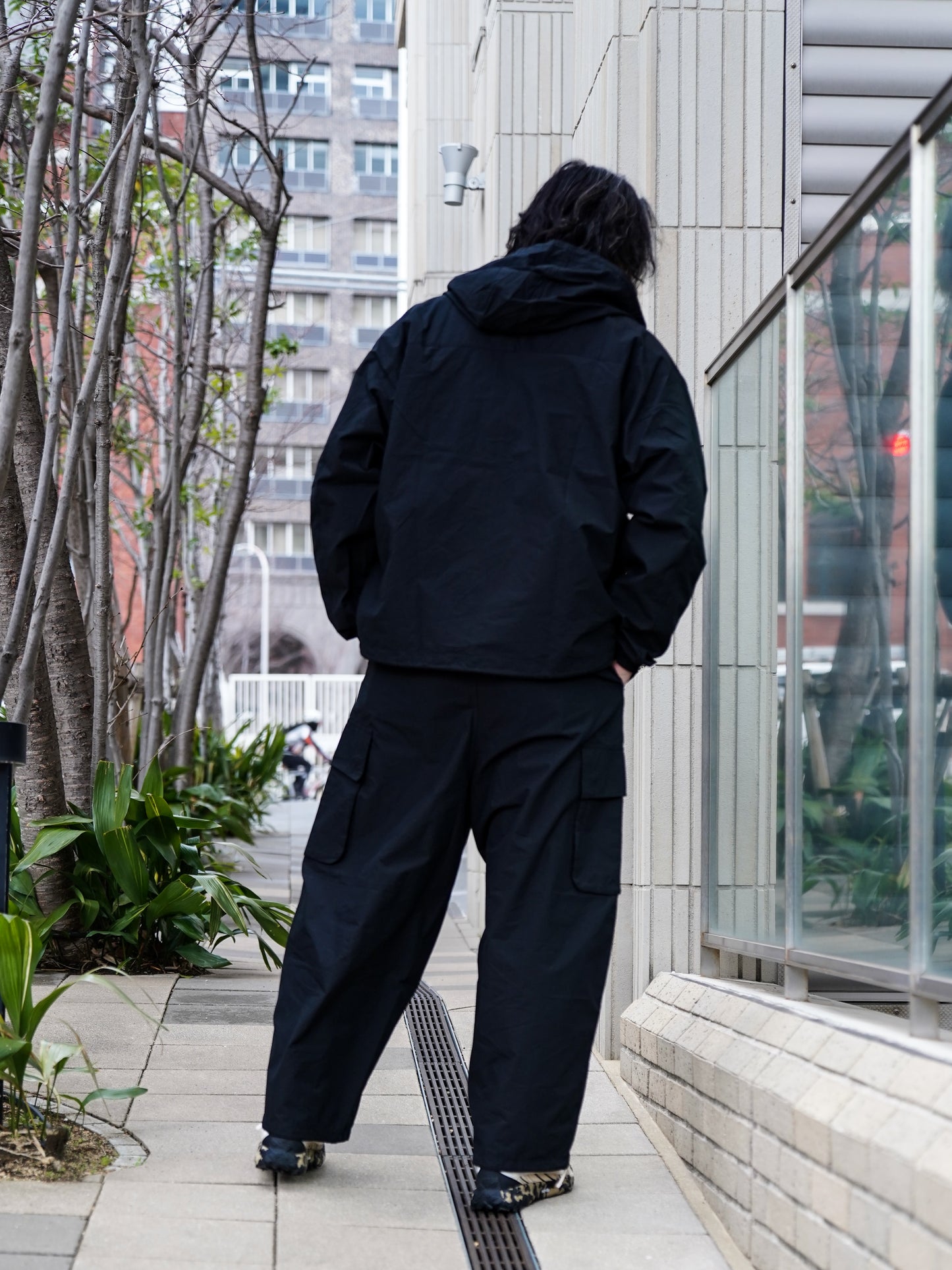 ORGANIC COTTON×CORDURA® RIPSTOP CARGO PANTS / Black