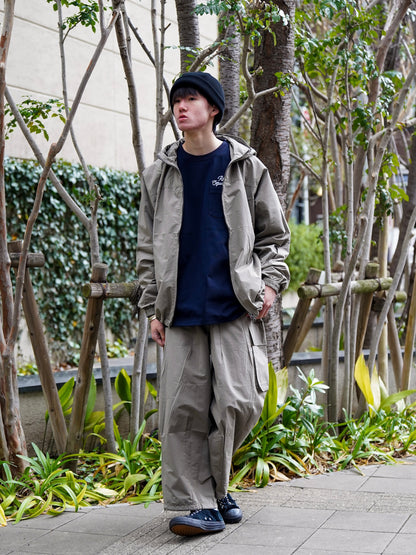 ORGANIC COTTON×CORDURA® RIPSTOP DAILY ZIP HOODIE / Gray