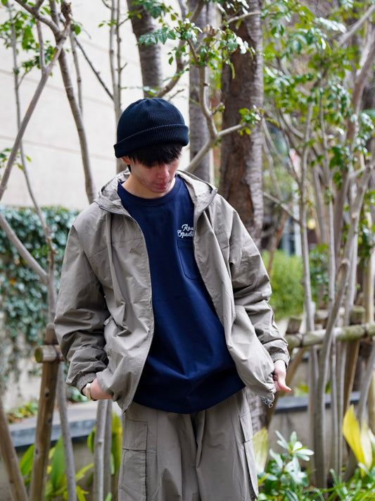 ORGANIC COTTON×CORDURA® RIPSTOP DAILY ZIP HOODIE / Gray