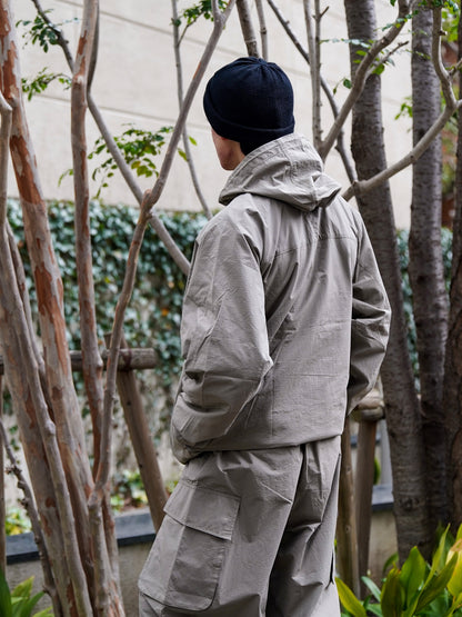 ORGANIC COTTON×CORDURA® RIPSTOP DAILY ZIP HOODIE / Gray