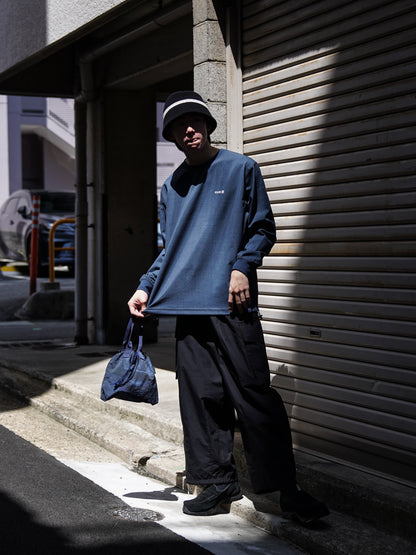 DELTA QD L/S CREW / Stone blue