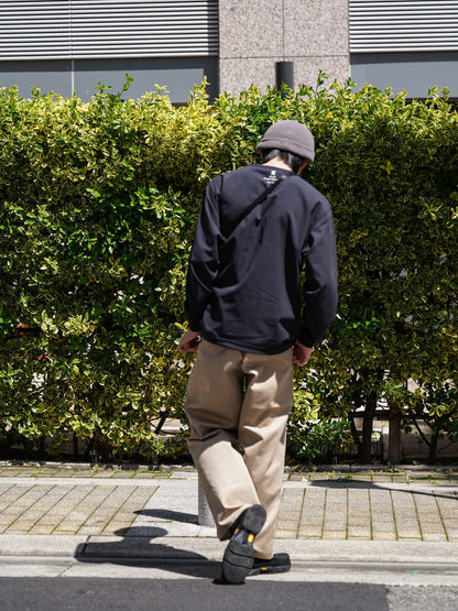 DELTA QD L/S CREW / Jet black