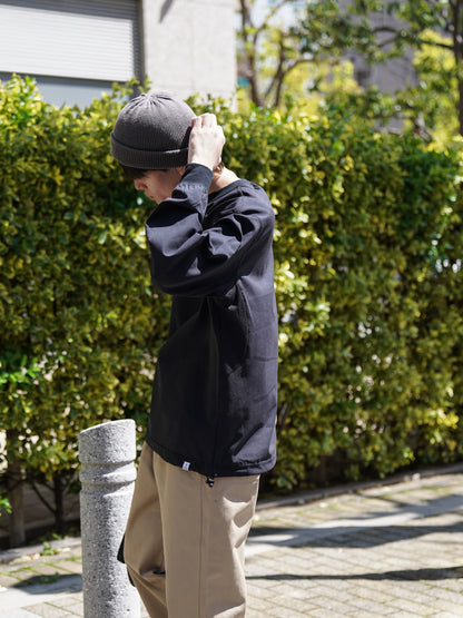 DELTA QD L/S CREW / Jet black