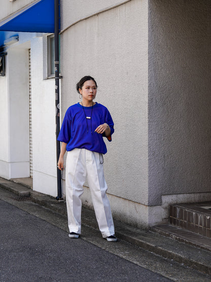 W MESH TEE / Blue