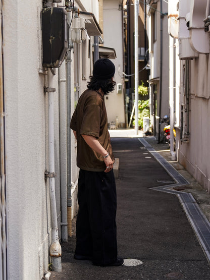 W MESH TEE / Coffee