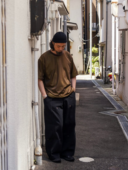 W MESH TEE / Coffee