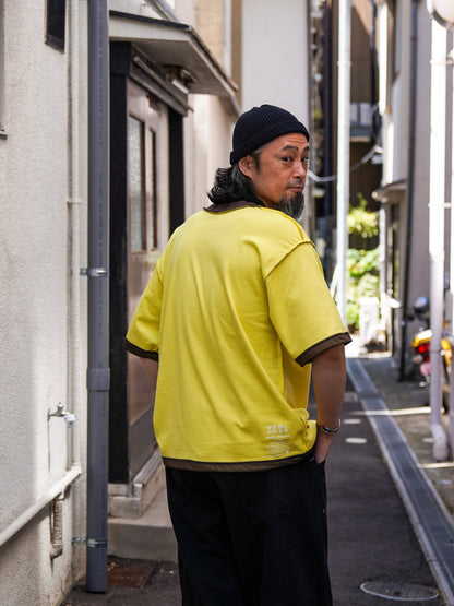 W MESH TEE / Coffee