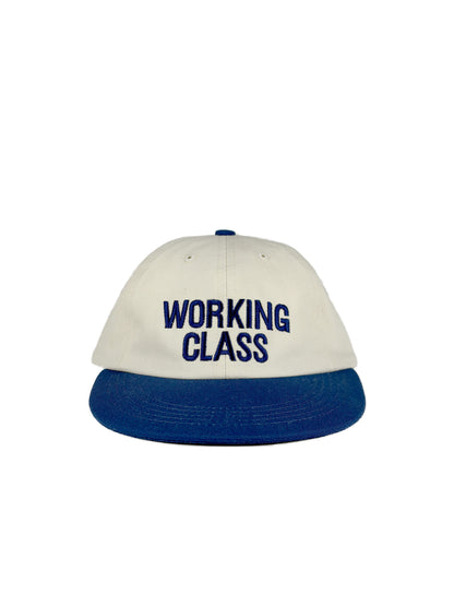 "WORKING CLASS" CAP / White × Blue