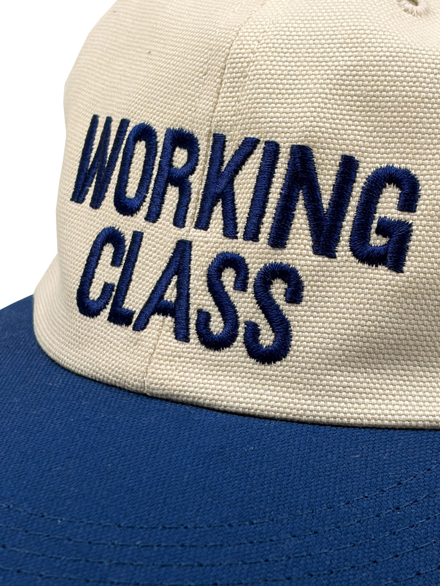 "WORKING CLASS" CAP / White × Blue