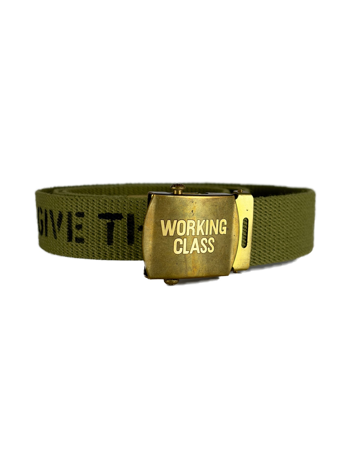 "WORKING CLASS" BELT / Olive