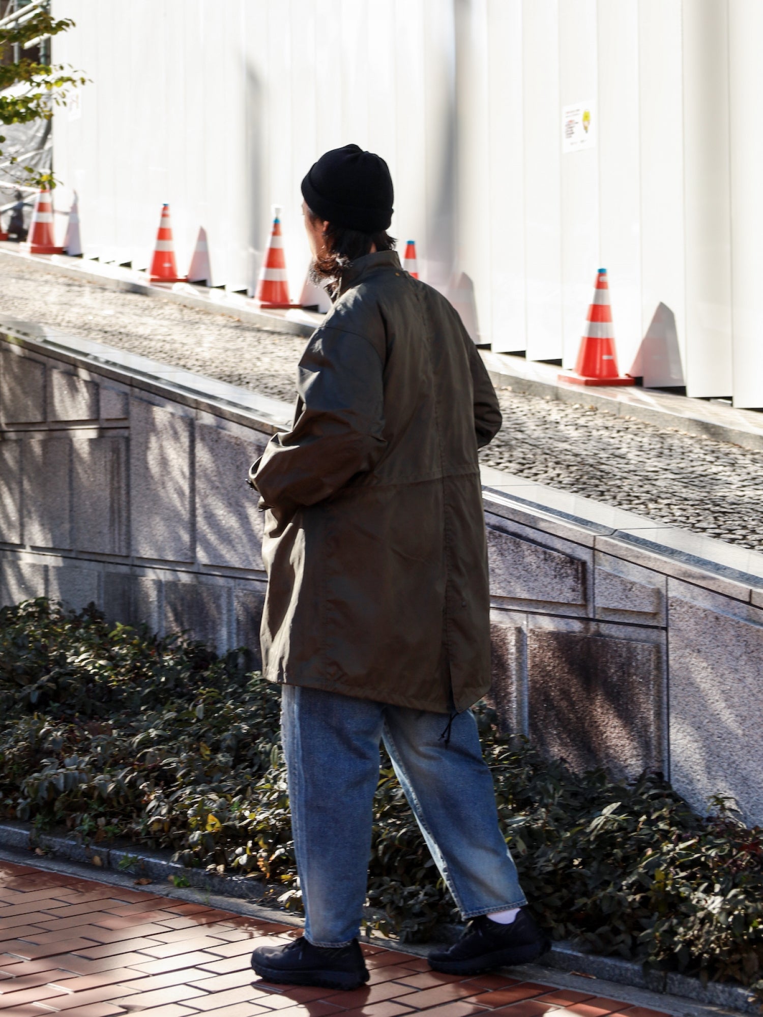 DIRTPAINT NYLON MODS COAT / Olive – FLATBUSH