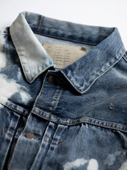 HARD REMAKED FRONT TUCK DENIM JACKET / Indigo(remake)