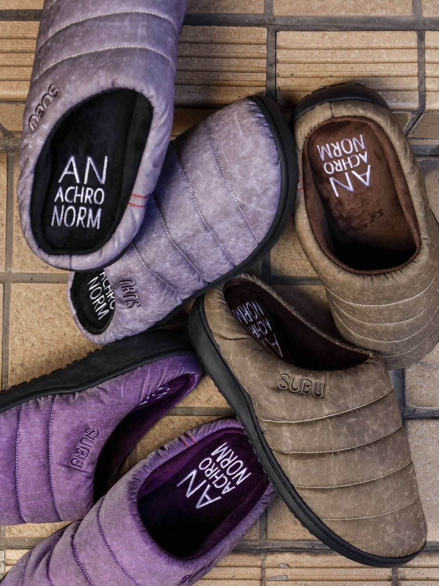 SUBU×ANACHRONORM DIRTPAINT NYLON SANDAL / 3colors