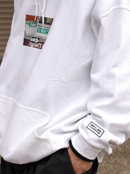 【212.MAG×fulton】FLATBUSH HOODY / White