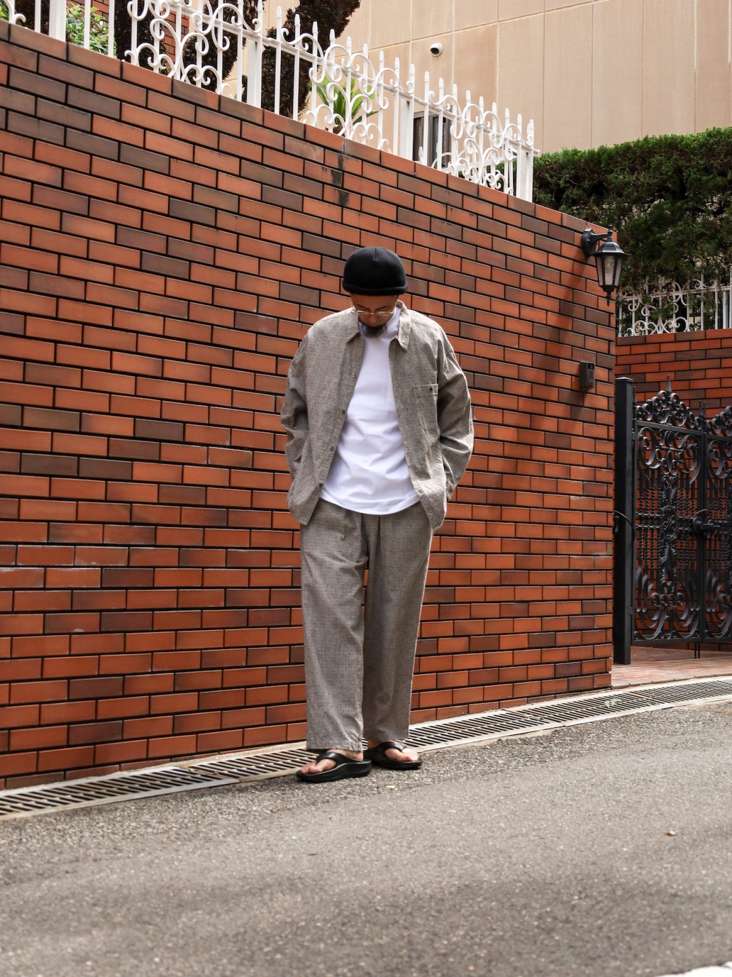 U.S MADE S/S PKT TEE / White