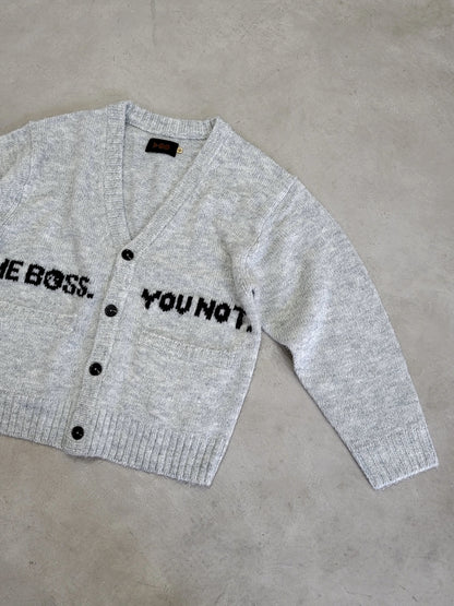 MBYN VOOHAIR CARDIGAN / Ash