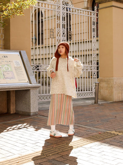 PAPER MIX KNIT / Cream