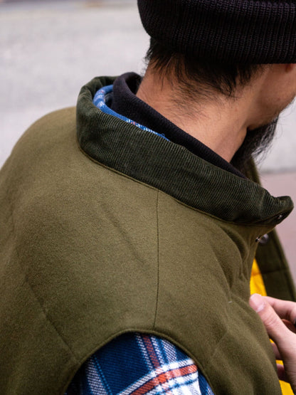 PUFF VEST / Olive