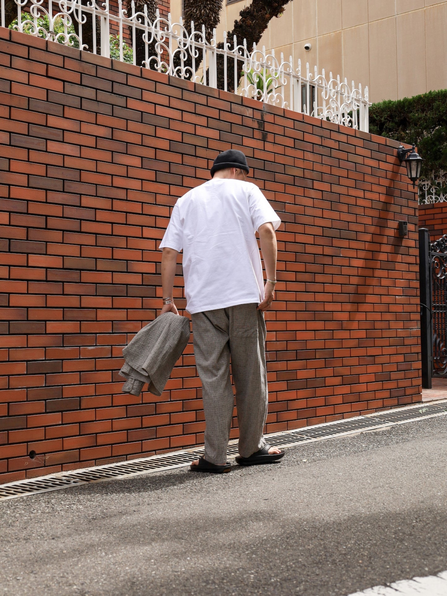 U.S MADE S/S PKT TEE / White