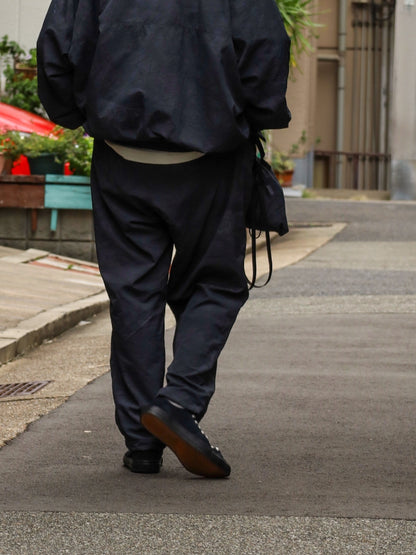 WIDE TAPERED EASY PANTS (REAL TREE CAMO) / Black tree camo