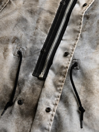 DIRTPAINT NYLON MODS COAT / White