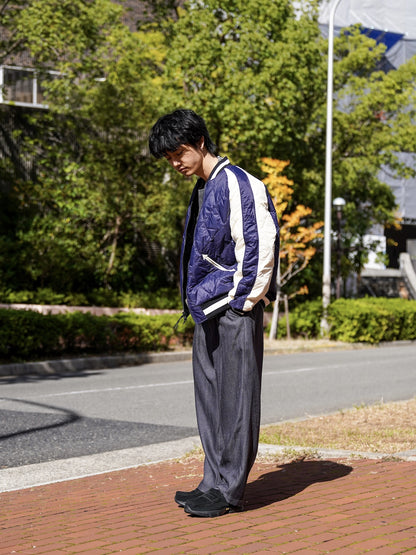 REVERSIBLE "SKAJAN" DOWN JACKET / BK/Navy