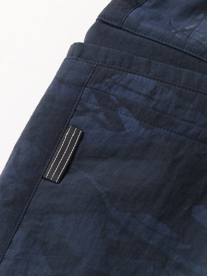 WIDE TAPERED EASY PANTS (REAL TREE CAMO) / Navy tree camo