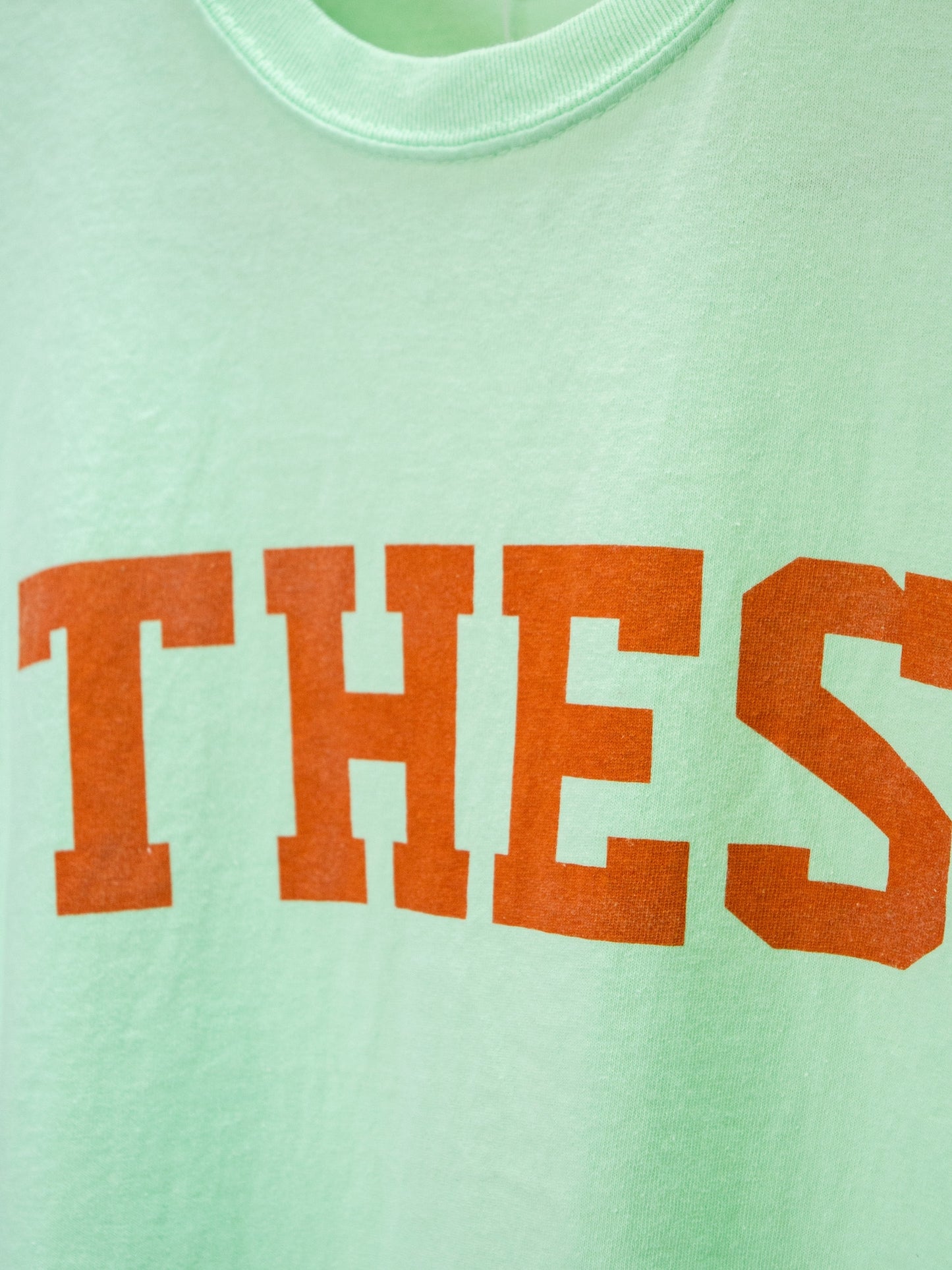 "THES" USED TEE / Green