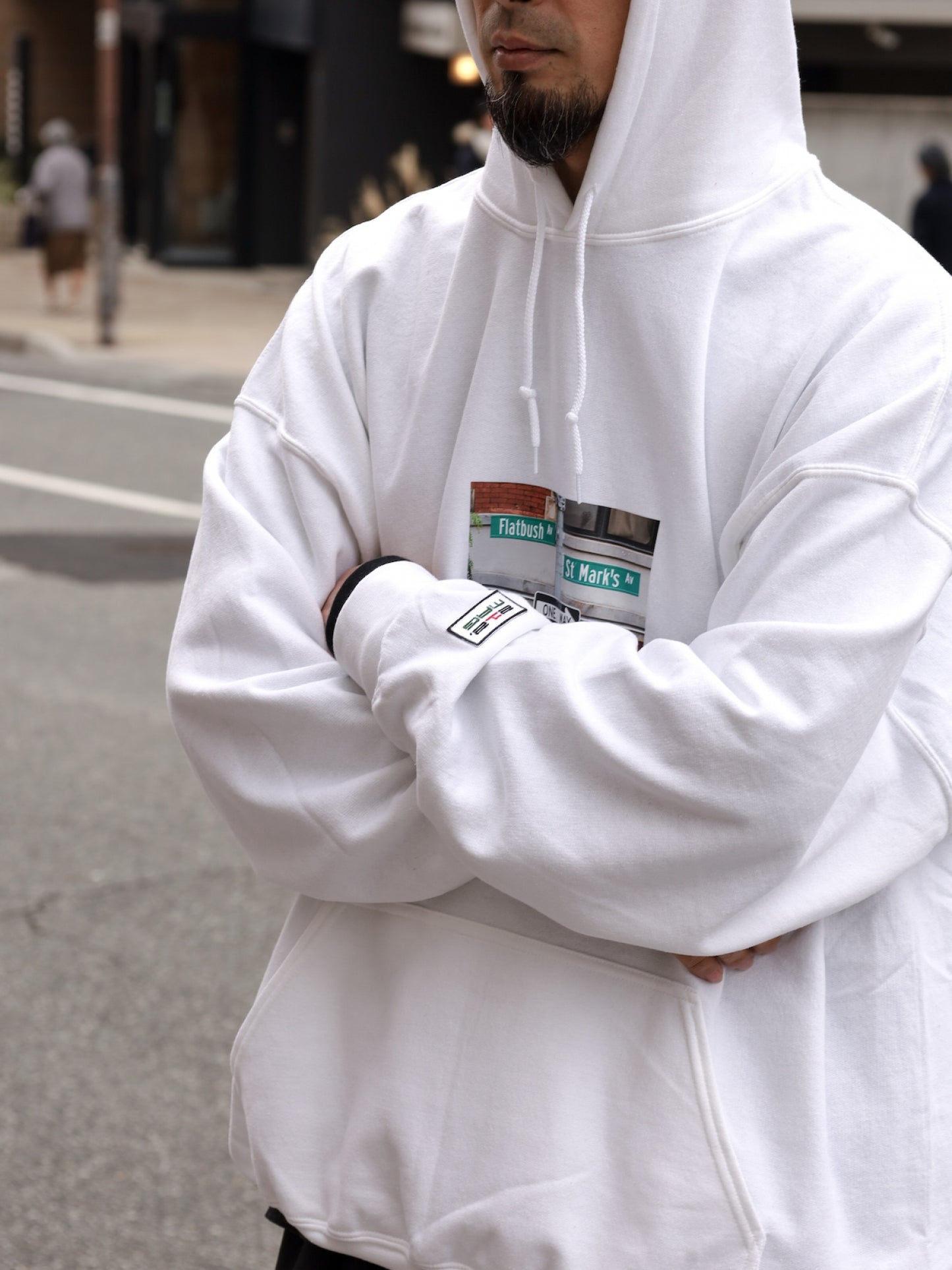 【212.MAG×fulton】FLATBUSH HOODY / White
