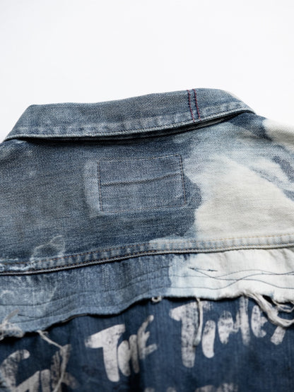 HARD REMAKED FRONT TUCK DENIM JACKET / Indigo(remake)