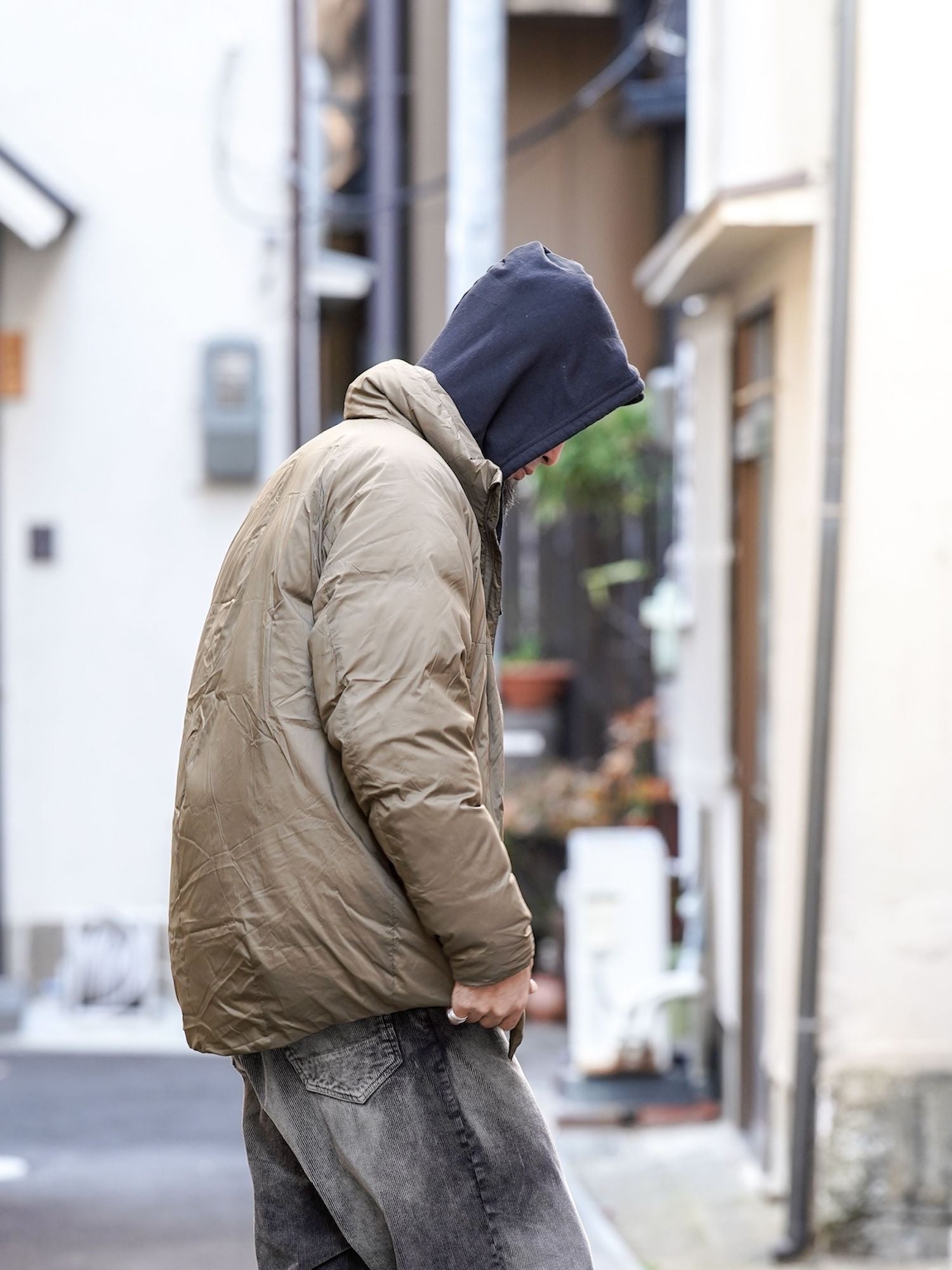COCOON DOWN COAT / Coyote – FLATBUSH