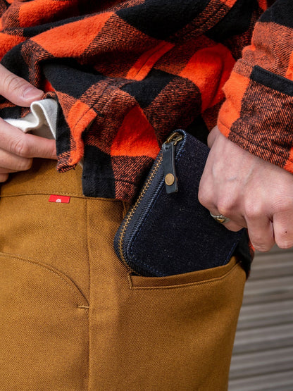 DENIM WALLET / Indigo×black