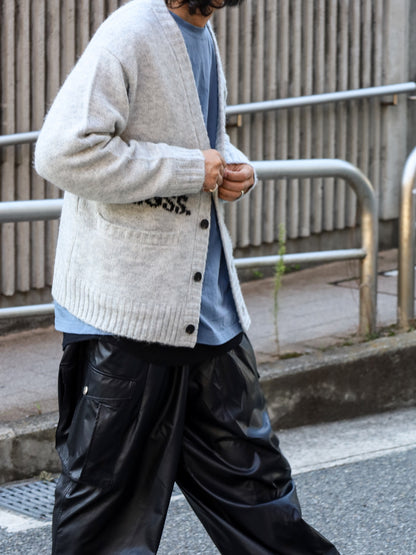 MBYN VOOHAIR CARDIGAN / Ash