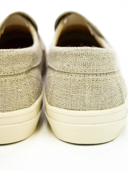 PENNY SLIP-ON LINEN / Natural×off white