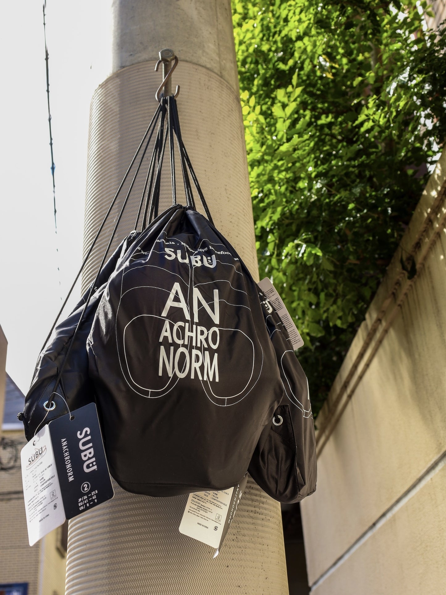 SUBU×ANACHRONORM DIRTPAINT NYLON SANDAL / 3colors