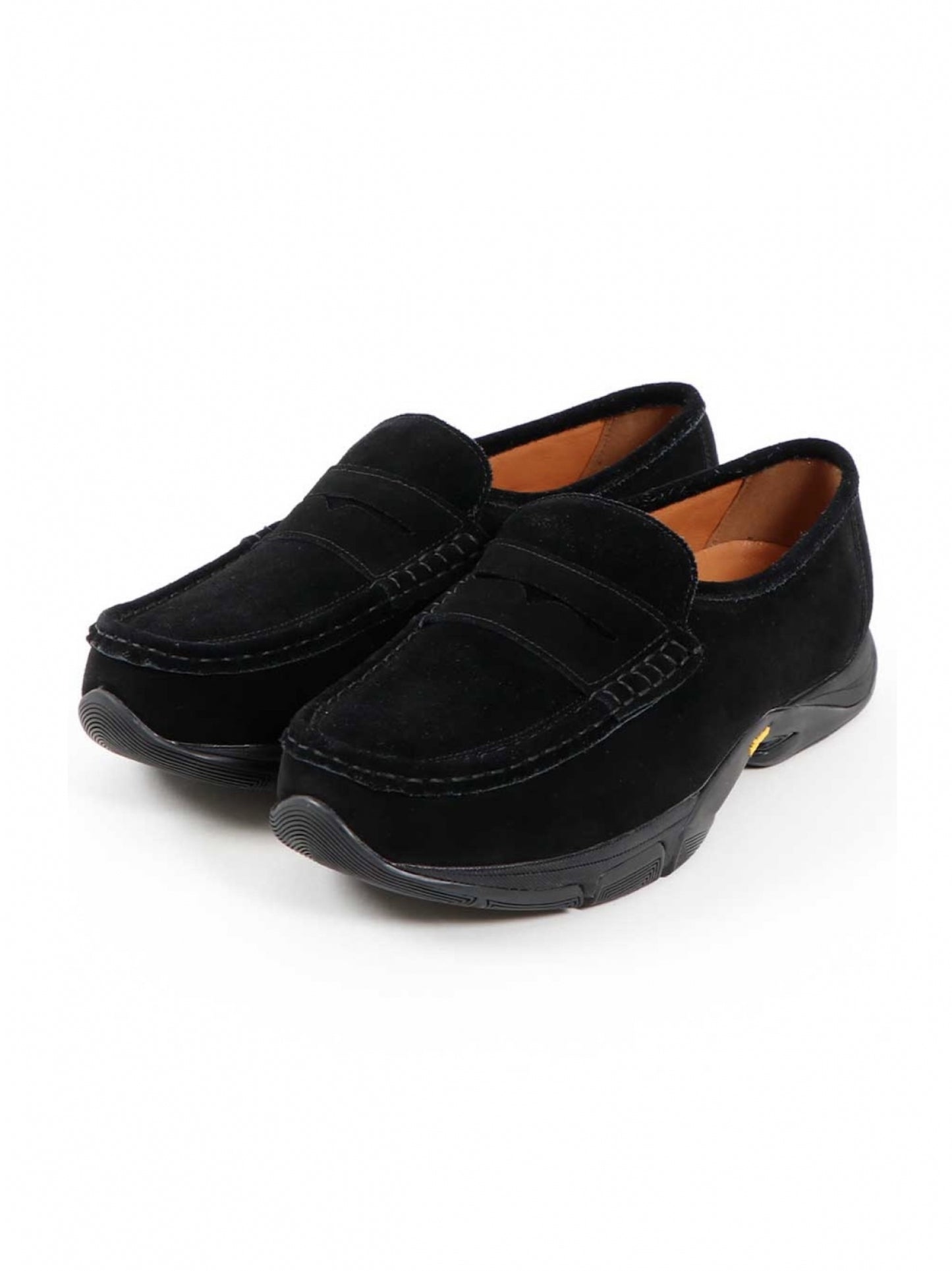 HYBRID LOAFERS / Black suede