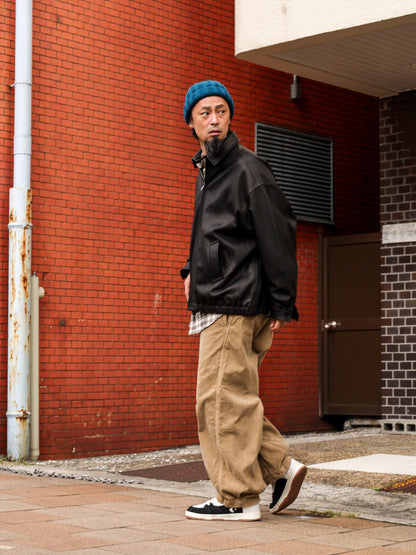 HEM TUCK EASY PANTS (CORDUROY) / Beige