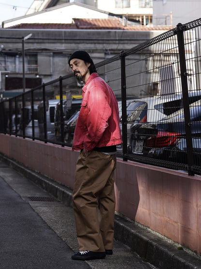 TIMEWORN WORK JACKET / Red