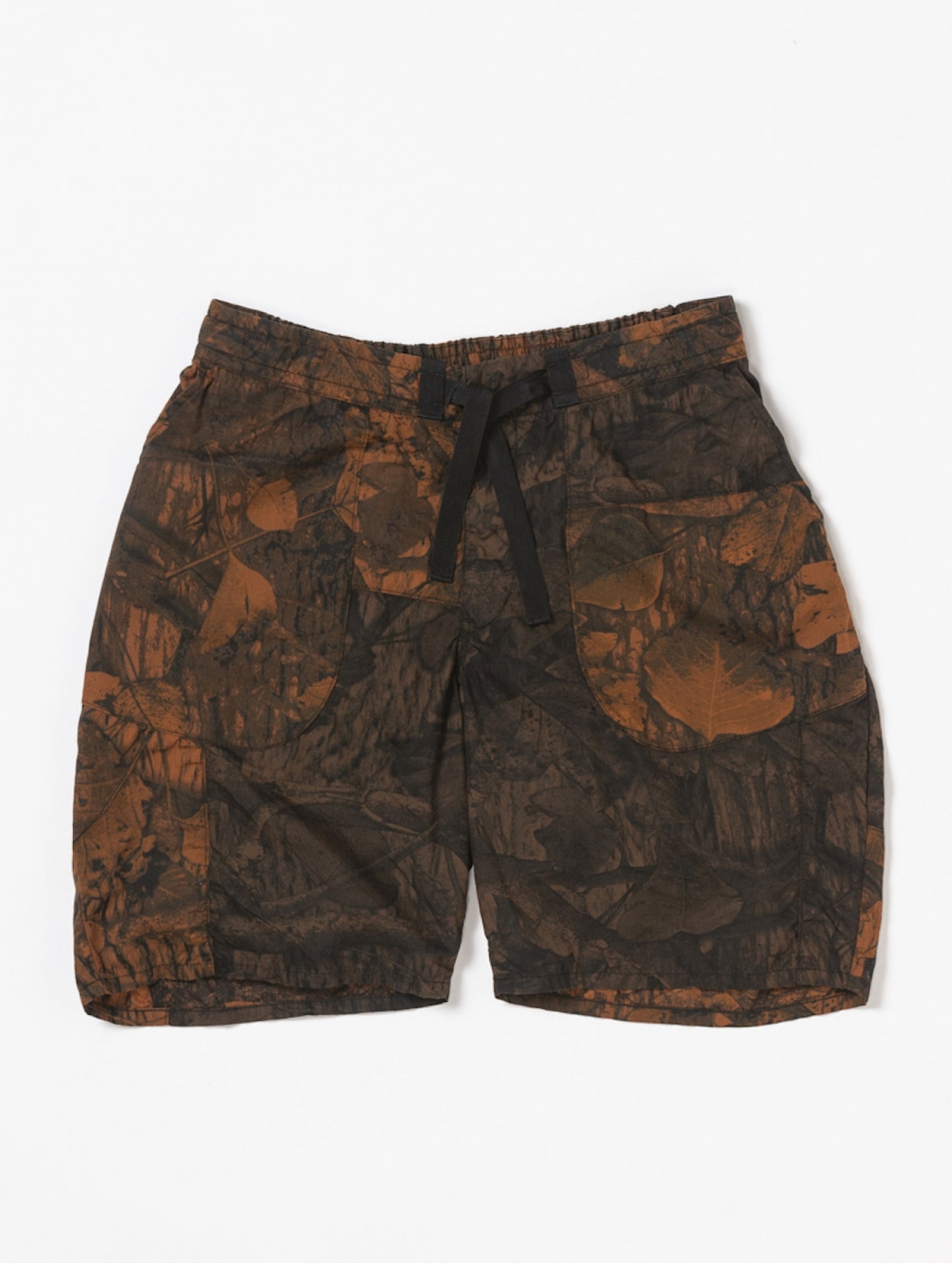 PATCH WORK BAKER SHORTS / Orange