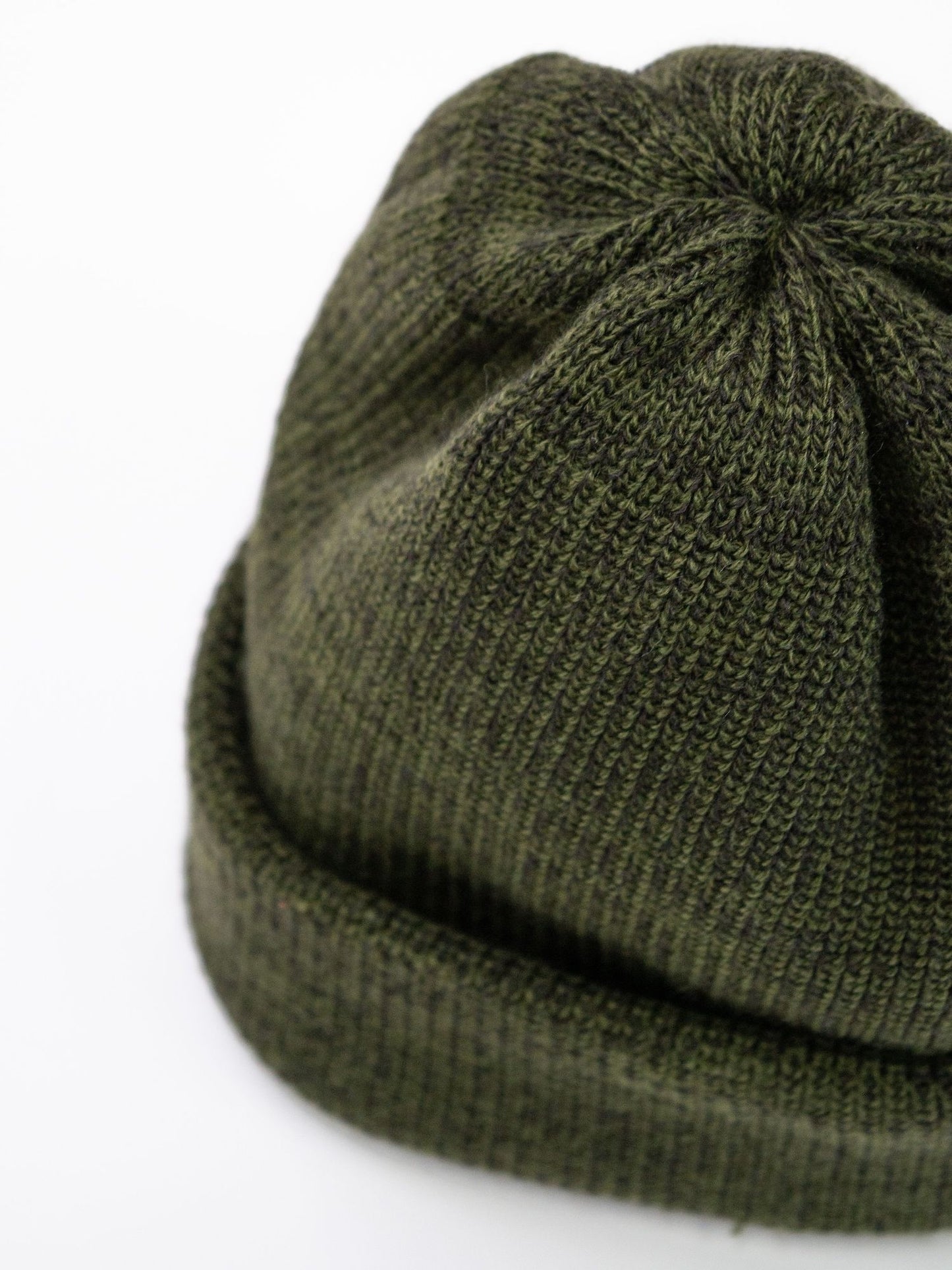 BULKY WATCH CAP / Olive/charcoal