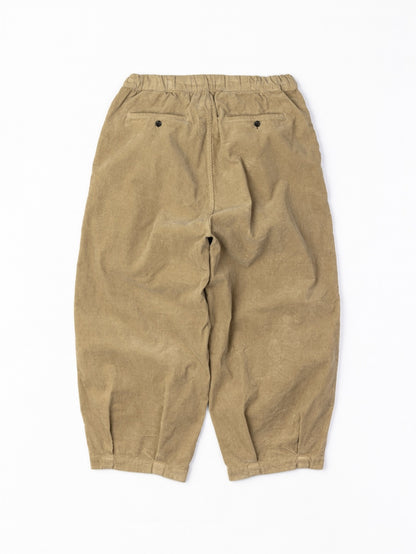 HEM TUCK EASY PANTS (CORDUROY) / Beige