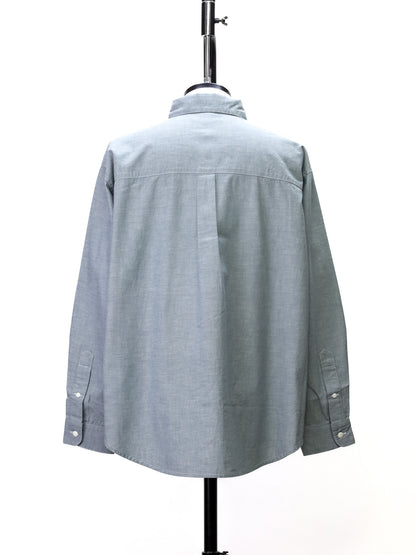”OWN WAY” B.D SHIRTS 改 (CHAMBRAY) / Smokey blue