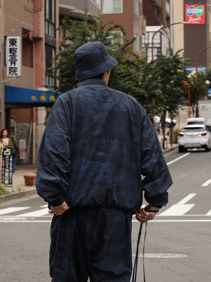 WINDBREAKER JACKET (REAL TREE CAMO) / Navy tree camo