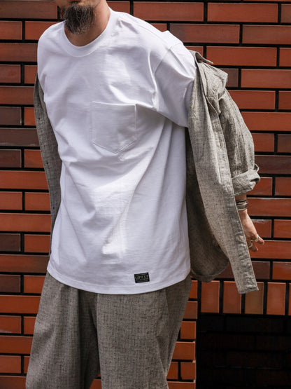 U.S MADE S/S PKT TEE / White
