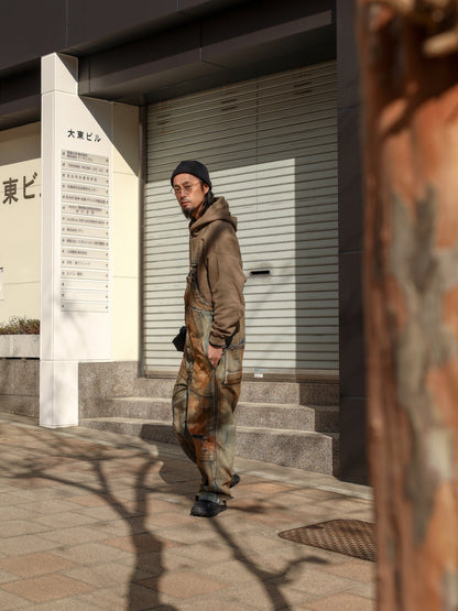 100-YEAR PROCESSING DENIM DECK OVER PANTS / FLATBUSH Ltd.